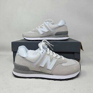 New women's 6.5 New Balance (from Anthropologie) 574 Core suede sneakers Grey